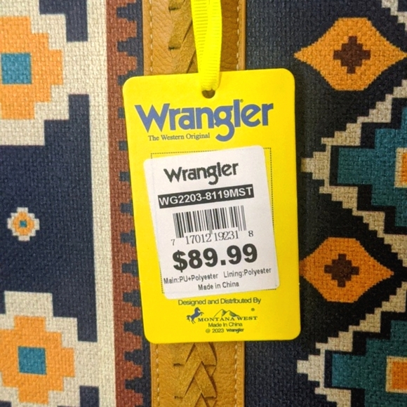 Wrangler Navajo Saddle Blanket Tote Bag ๐ - Picture 2 of 16